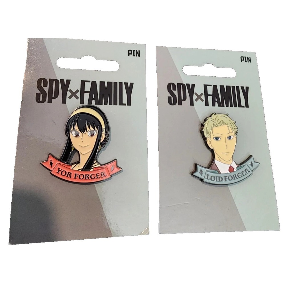 SPY x FAMILY Yor & Loid Forger Enamel Pin Set Crunchyroll